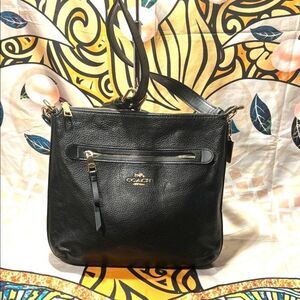 Coach Mae Pebbled Leather Crossbody Bag - F34323.